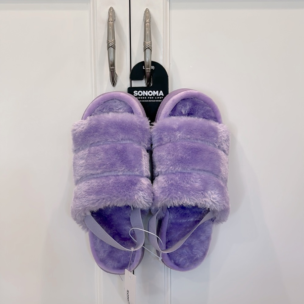 Fuzzy slippers
